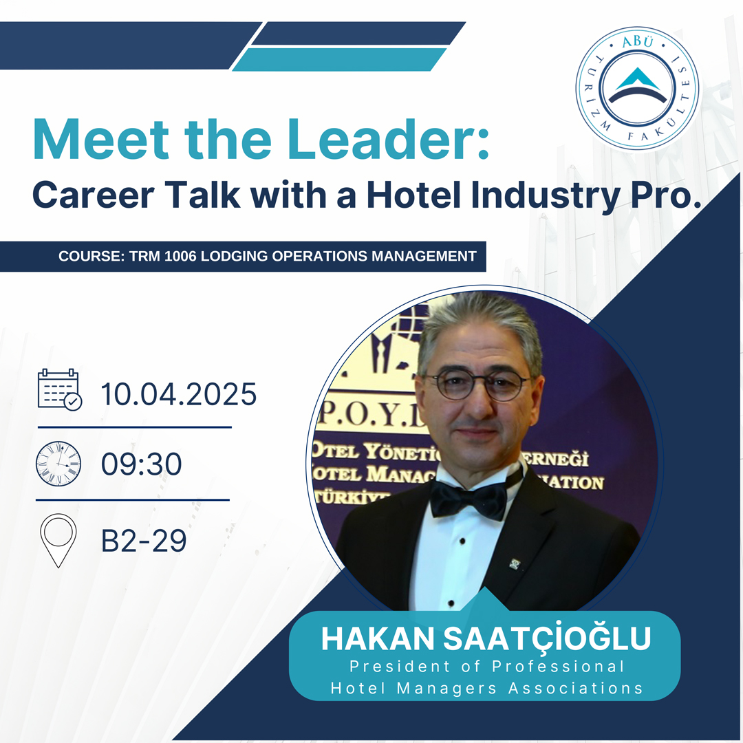 Meet the Leader: Career Talk with a Hotel Industry Pro.