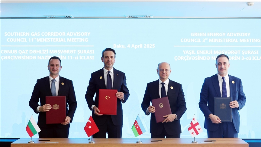Türkiye, Azerbaycan, Bulgaristan ve Gürcistan "Yeşil Elektrik İletimi ve Ticareti Projesi"nde mutabakat zaptı imzaladı