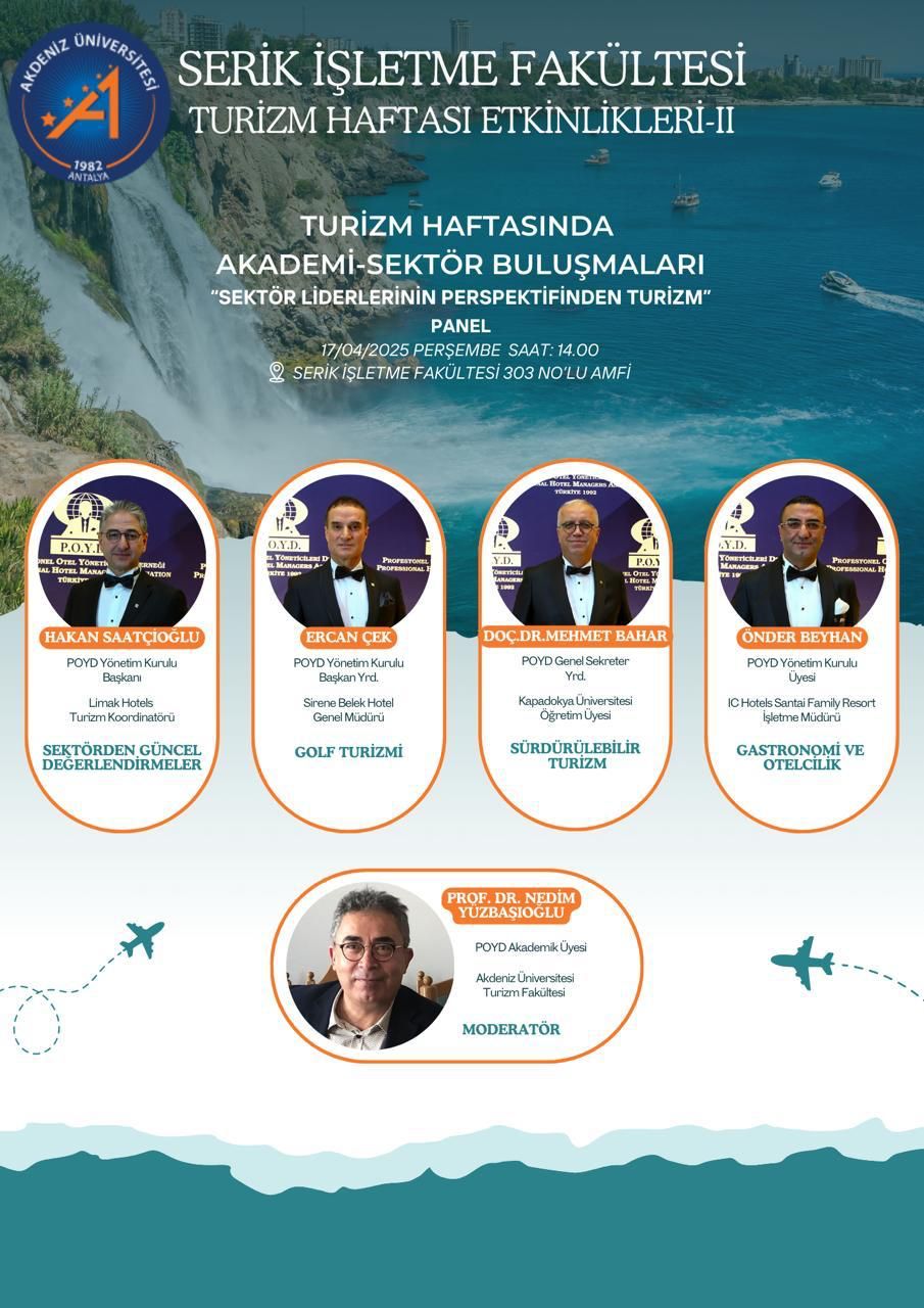 Serik İşletme Fakültesi Turizm Haftası Etkinlikleri-II
