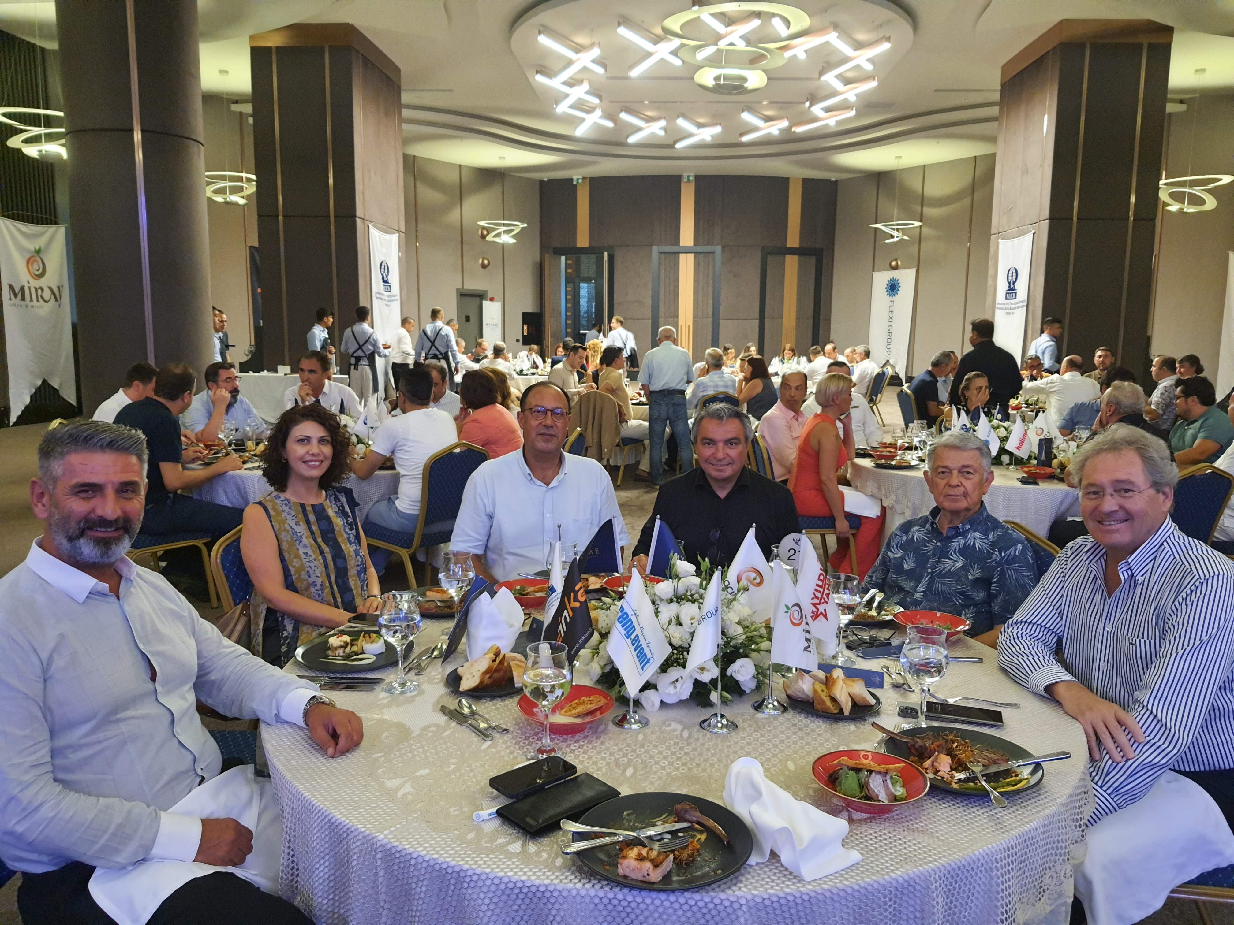 Ağustos ayı geleneksel yemekli toplantısını Mylome Luxury Hotel&Resort'de gerçekleştirdi.